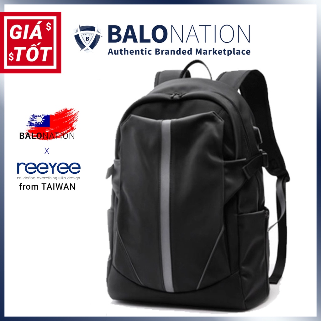 Balo Laptop 15.6 inch REEYEE 1051 (RY110B) Có Đai Phản Quang