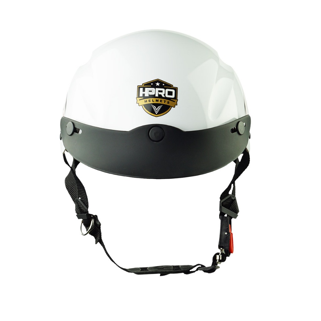 Mũ bảo hiểm 1/2 đầu HPRO HP01 không kính - MBH nửa đầu cứng cáp, bảo vệ trước va đập, bền màu