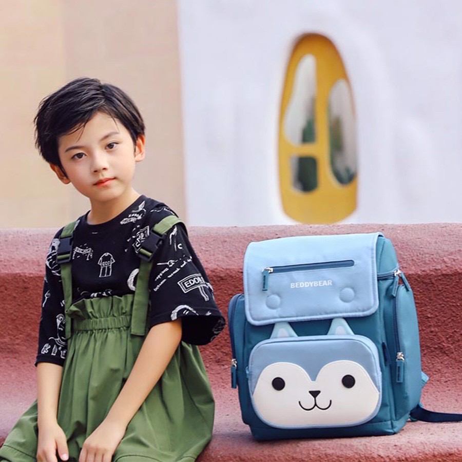 [CHÍNH HÃNG] Balo Chống Gù BEDDYBEAR Cho Bé Tiểu Học Thỏ Pipi Xanh Dương Đậm XS-XANHDAM - tại Balonation.vn