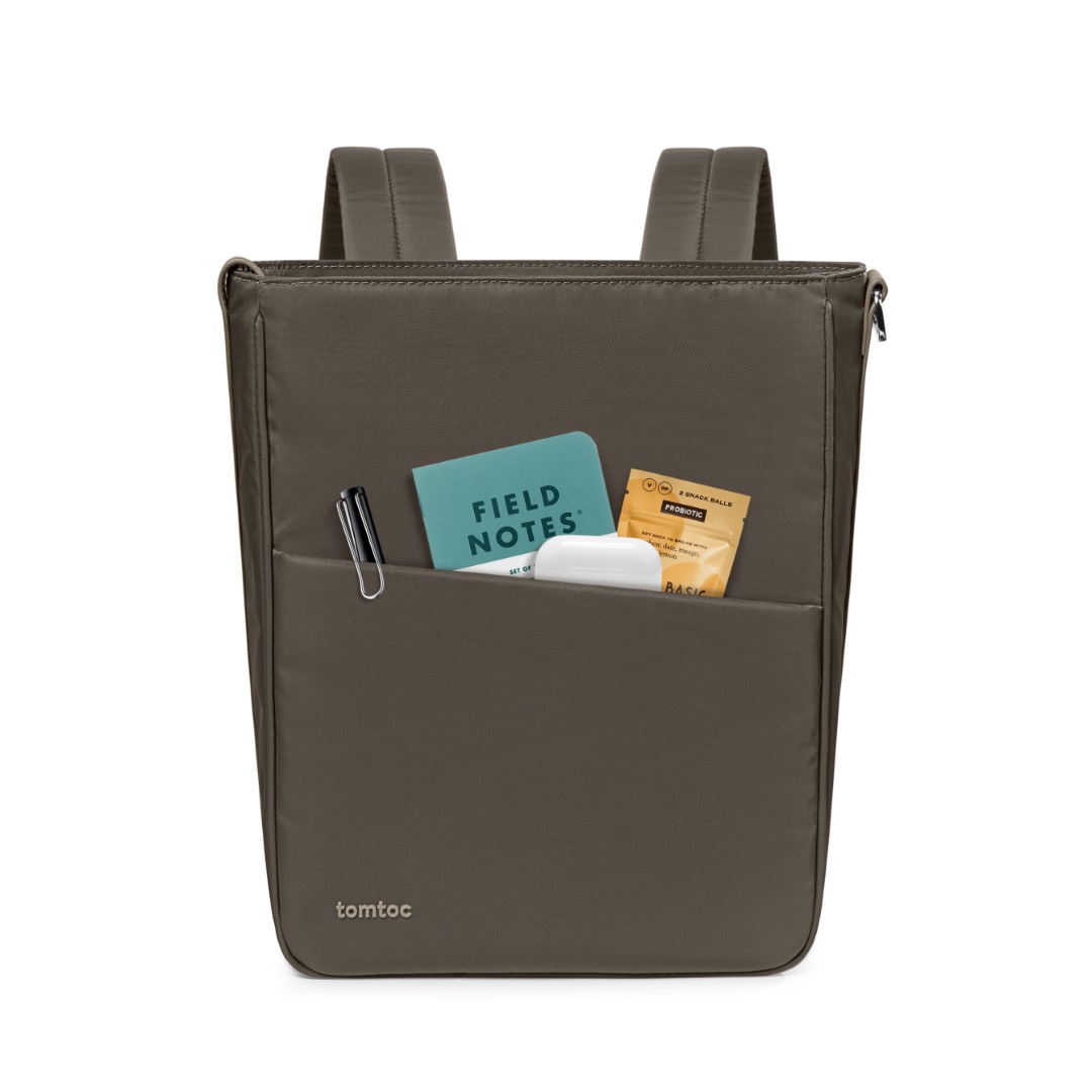 Túi Đeo Vai Kiêm Balo Laptop TOMTOC Slash Sling Bag Taupe 11 inch H63A1K1 / Ultrabook 13 14 inch H63C1K1