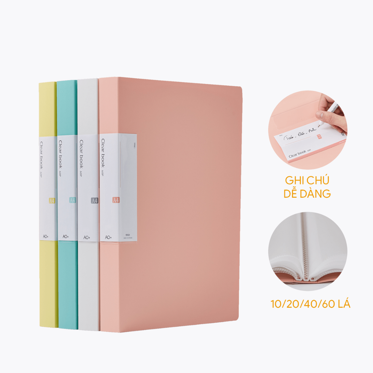 Bìa Lá A4 Every Gáy Tự Co Dãn