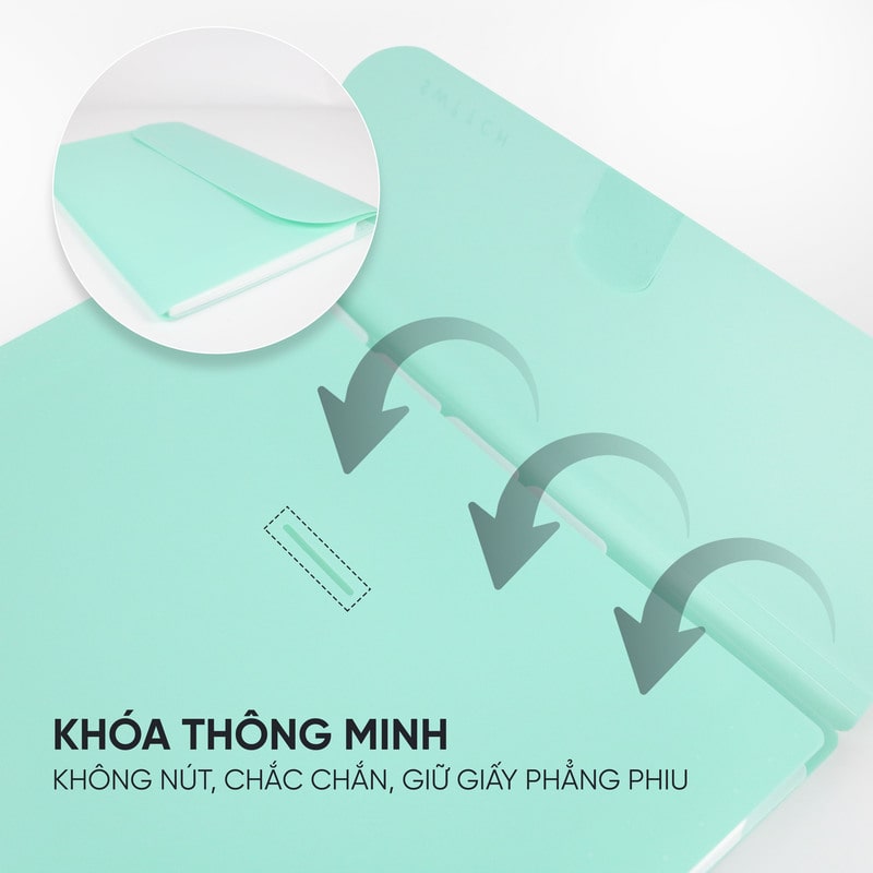 Cặp Đựng Tài Liệu A4 ON 5 Ngăn (Tặng Giấy Phân Trang)