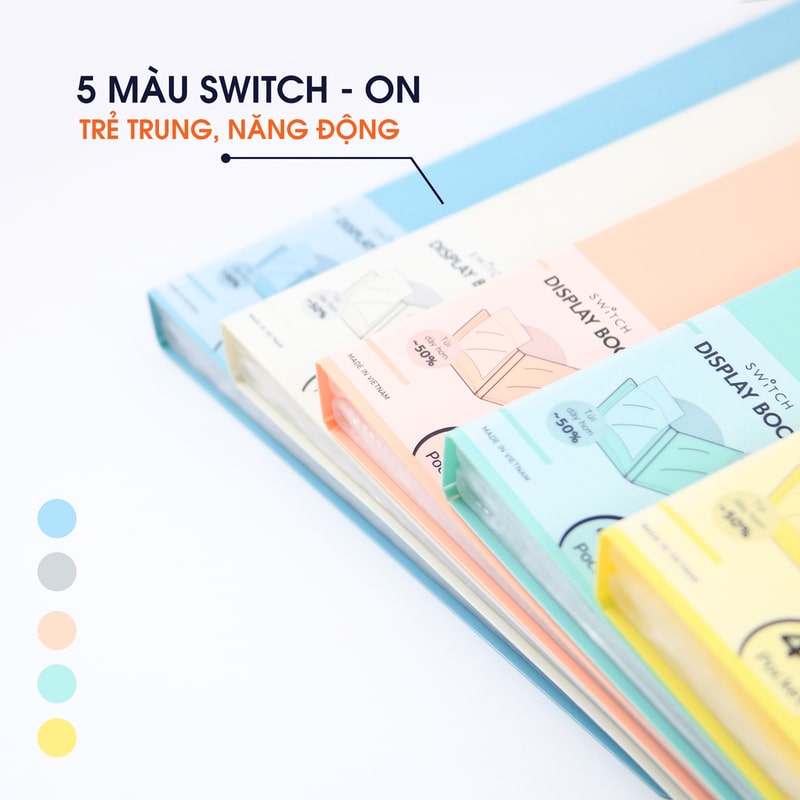 Bìa Lá A4 Switch ON
