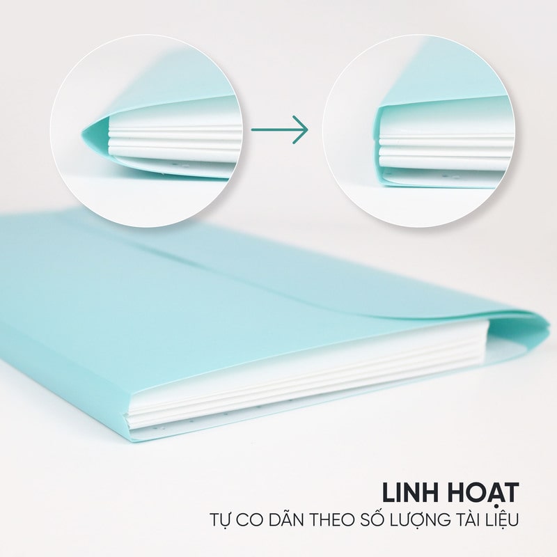 Cặp Đựng Tài Liệu A4 ON 5 Ngăn (Tặng Giấy Phân Trang)