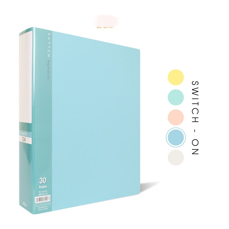 Bìa Còng A4 Kèm Túi Sơ Mi và Phân Trang