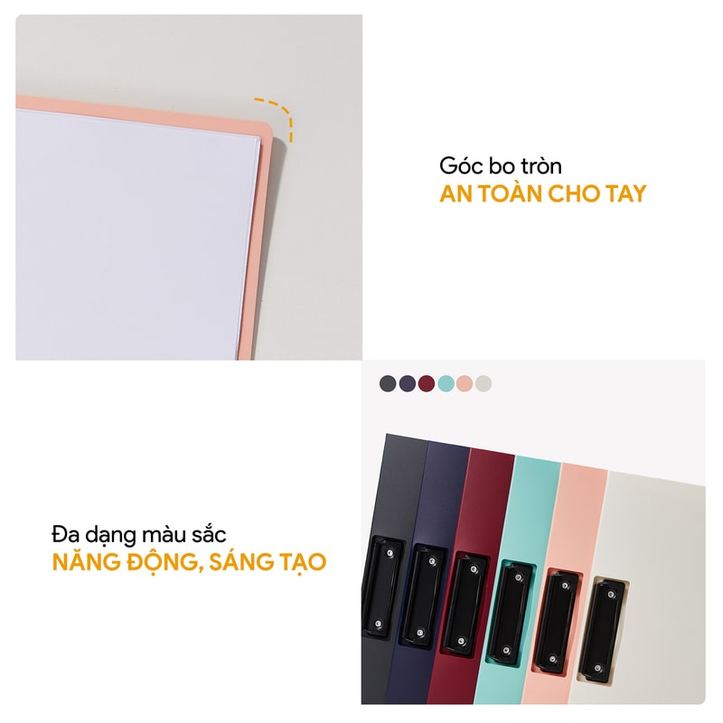 Bìa Kẹp Tài Liệu Trình Ký Ngang A4
