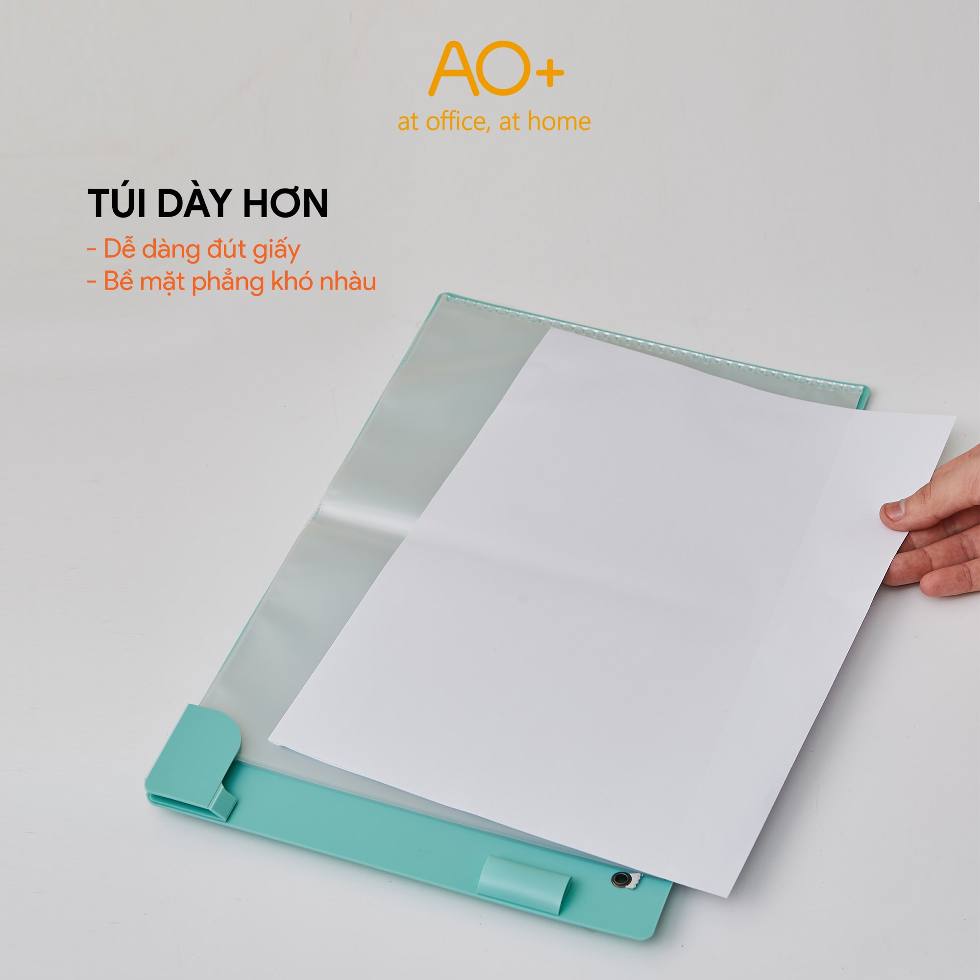 Bìa Lá Trình Ký Smart A4 Thông Minh AO+