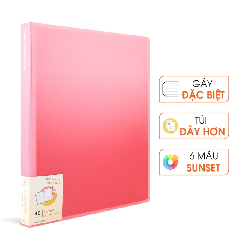 Bìa Lá Sunset Đổi Màu Thông Minh