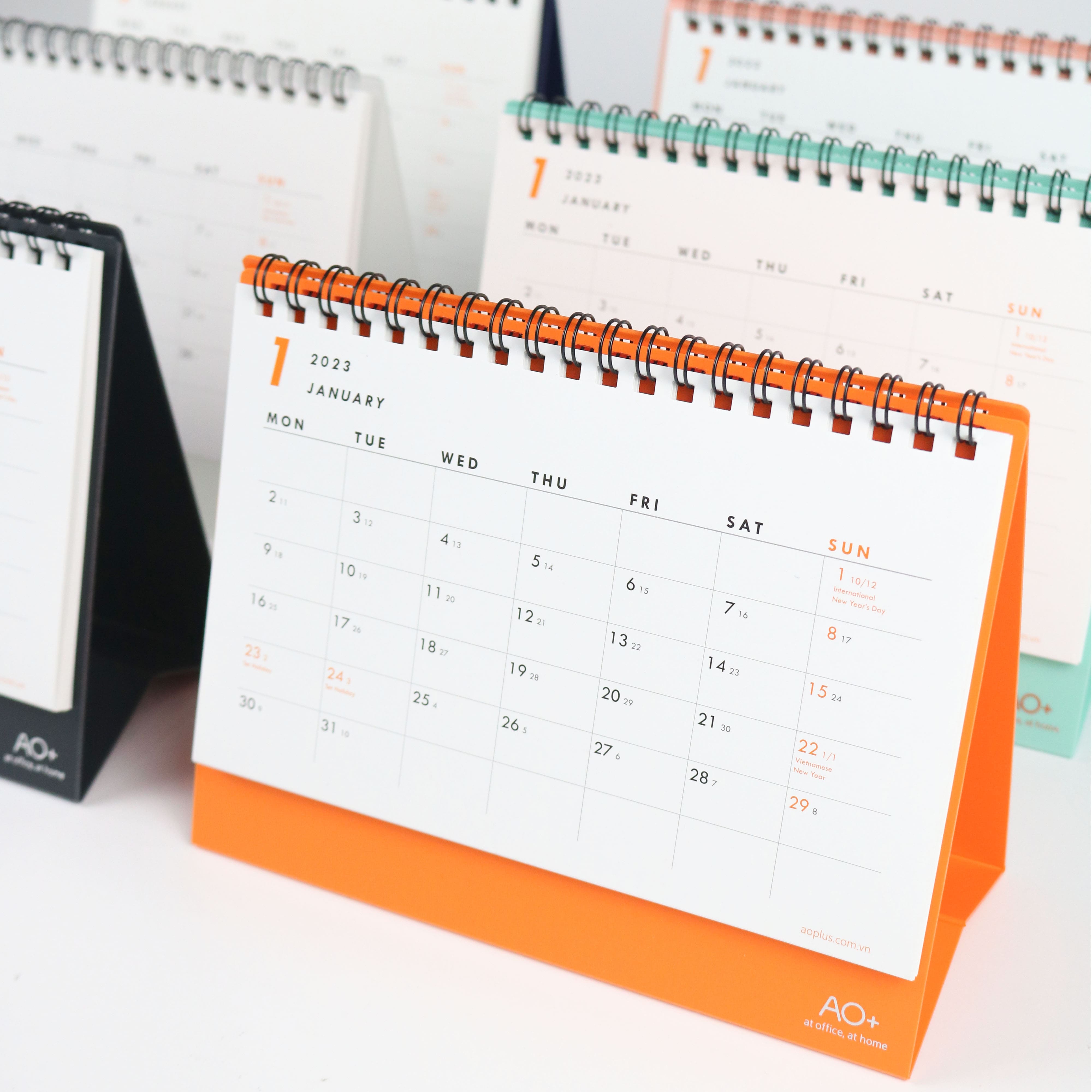 Lịch Để Bàn 2023 Tiện Lợi, Thanh Lịch 6 Màu