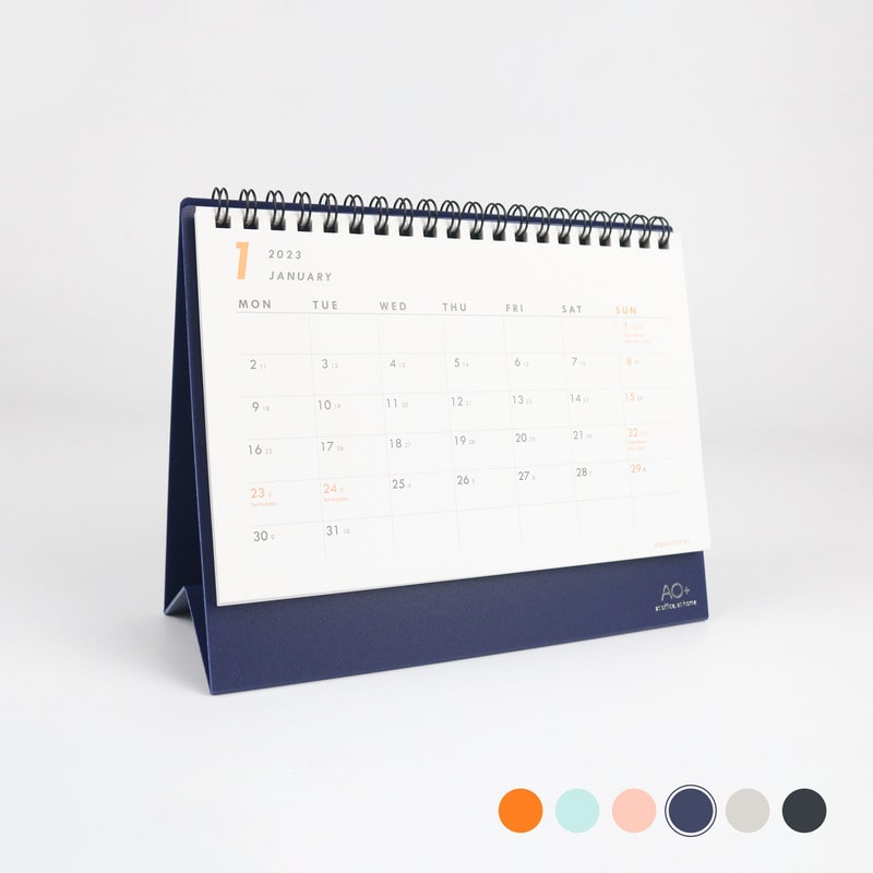 Lịch Để Bàn 2023 Tiện Lợi, Thanh Lịch 6 Màu