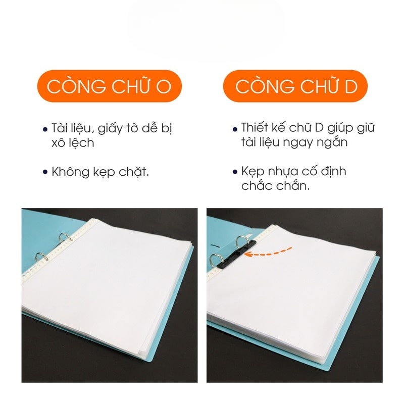 Bìa Còng D2 Switch ON