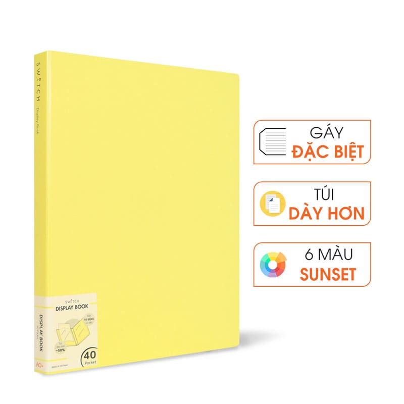Bìa Lá A4 Switch ON