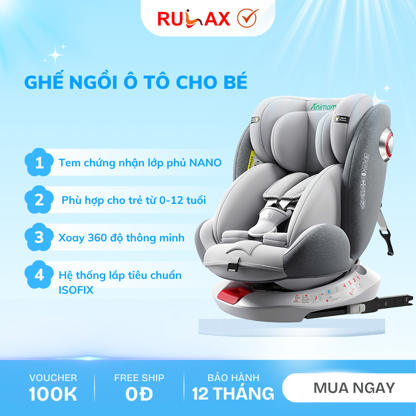 Ghế ô tô trẻ em có tác dụng gì? Có nên mua ghế ô tô trẻ em theo luật 2026?