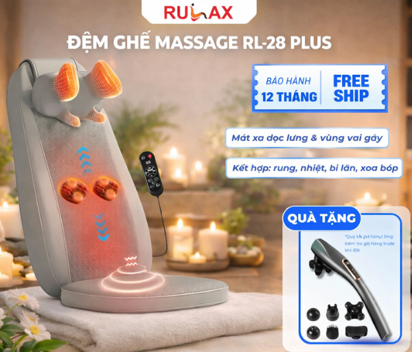 Đệm Massage Toàn Thân Giá Tốt Cho Người Cao Tuổi? Món Quà Tặng Cho Người Thân Rất Đáng Mua
