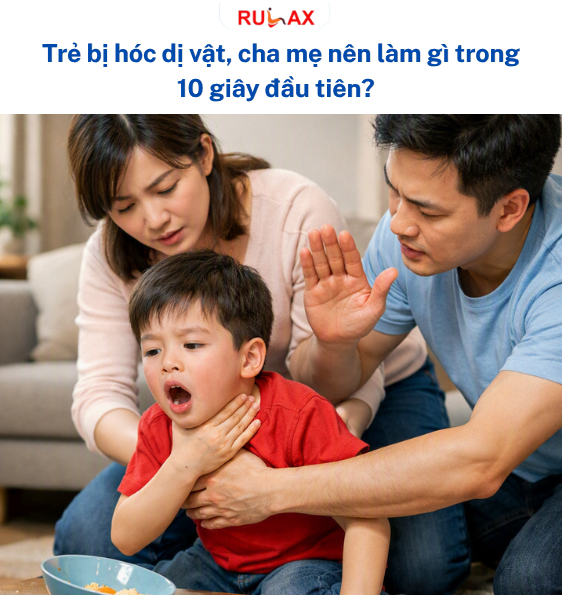 Trẻ bị hóc dị vật, cha mẹ nên làm gì trong 10 giây đầu tiên?