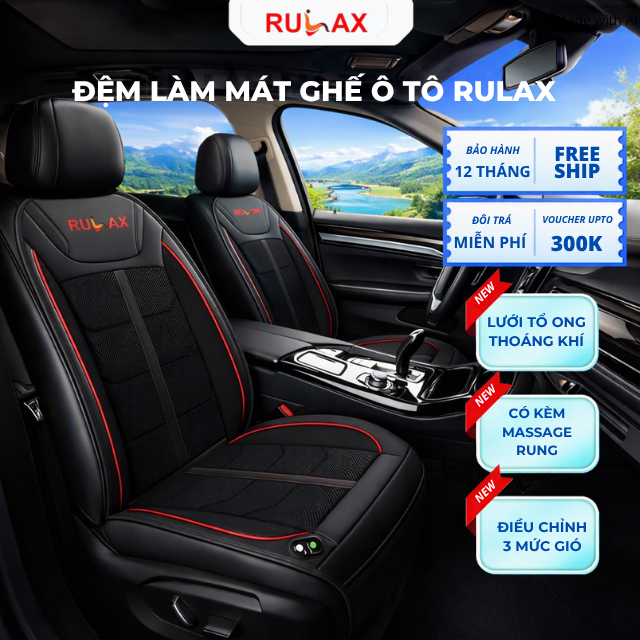 Đệm làm mát ghế ô tô chống nóng: Giải pháp tăng hiệu quả làm mát, giảm bí bách và mệt mỏi khi lái xe