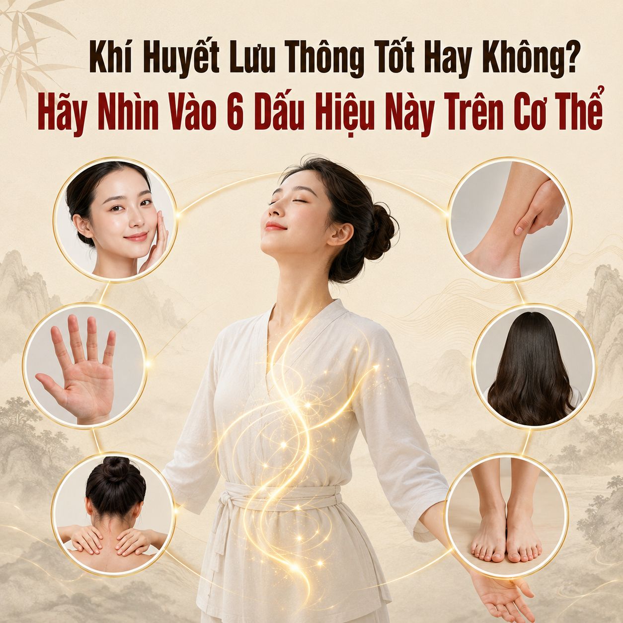 Khí Huyết Lưu Thông Tốt Hay Không? Hãy Nhìn Vào 6 Dấu Hiệu Này Trên Cơ Thể