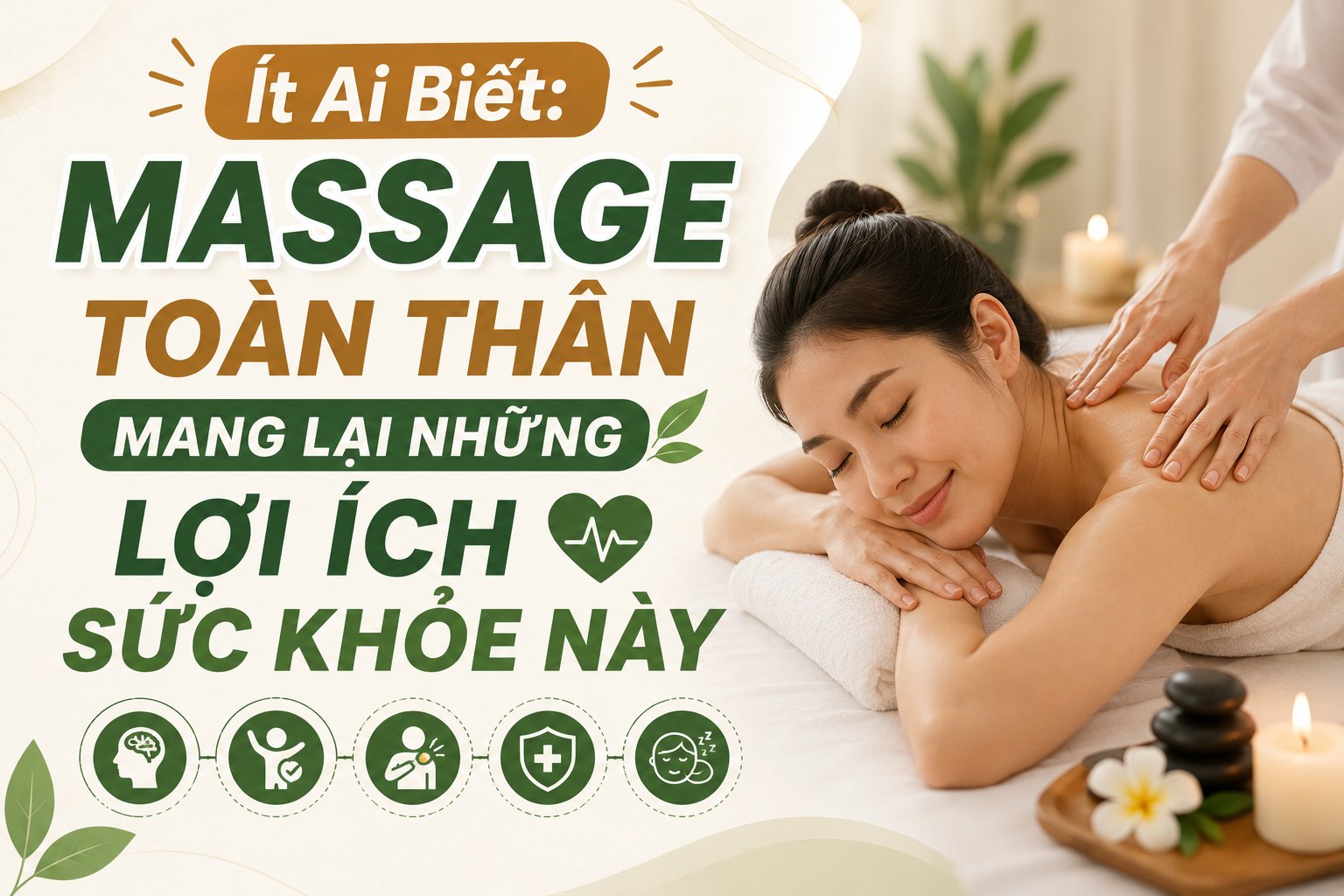 Ít Ai Biết: Massage Toàn Thân Mang Lại Những Lợi Ích Sức Khỏe Này