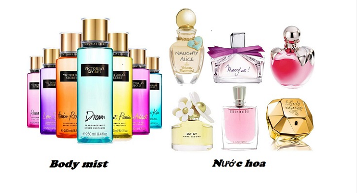 Sự Khác Biệt Của Body Mist Và Nước Hoa