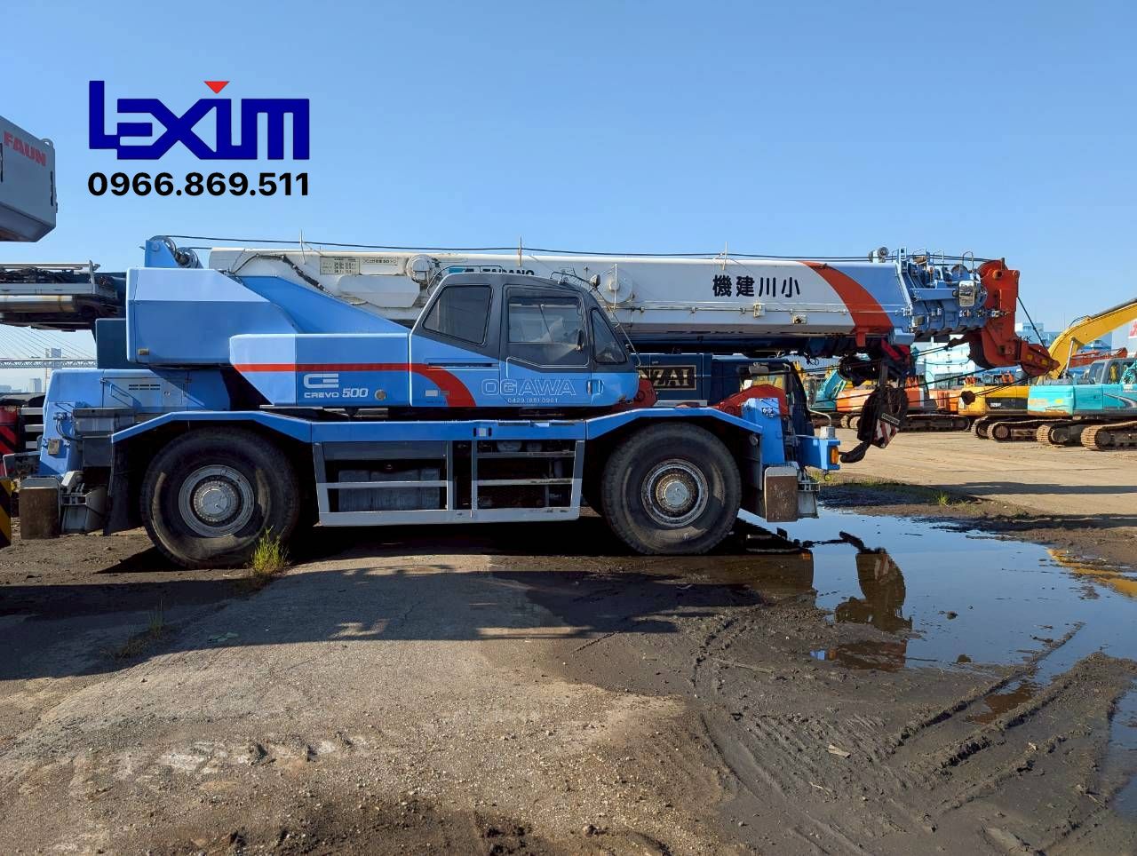 Xe cẩu bánh lốp 50 tấn Tadano TR500M-1 (1999) nhập khẩu từ Nhật Bản