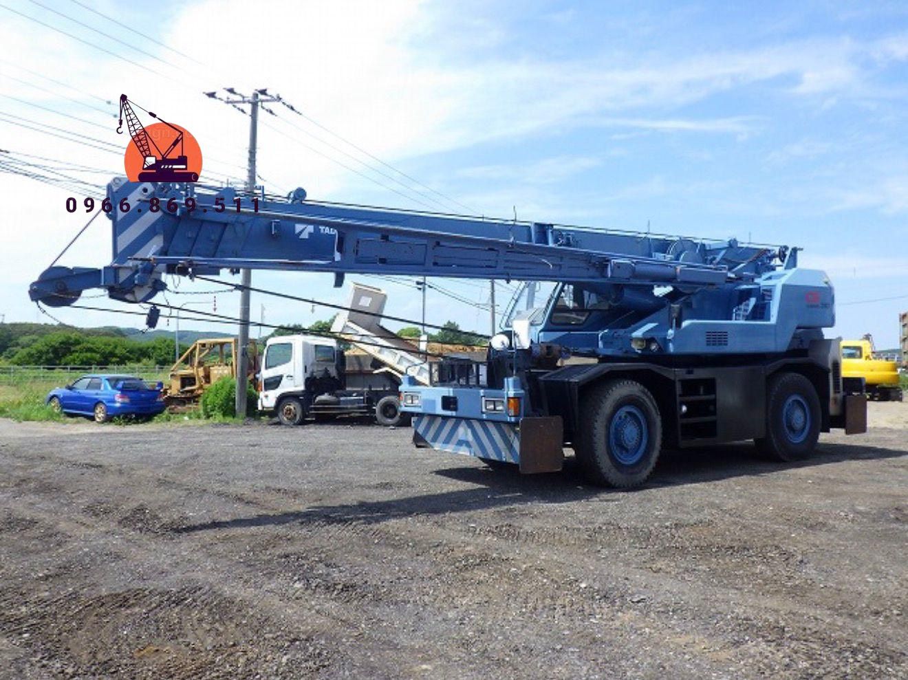 Xe cẩu bánh lốp 25 tấn Tadano TR250M-6 (1998) nhập khẩu từ Nhật Bản