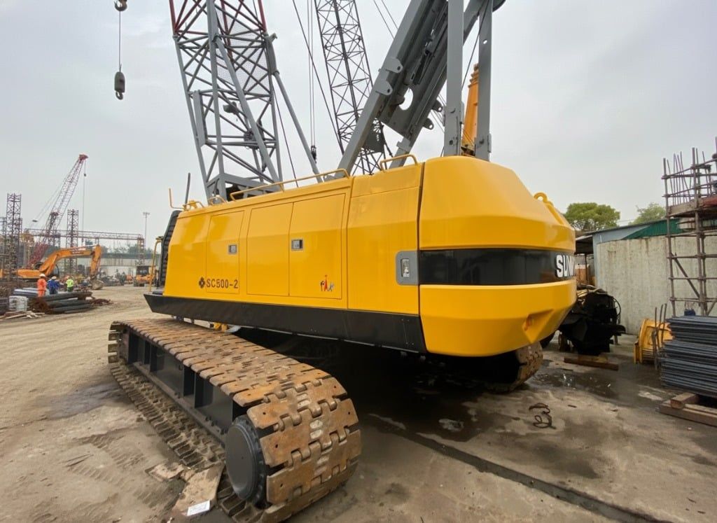 Xe cẩu bánh xích 50 tấn Sumitomo SC500 (1995) nhập khẩu từ Hàn Quốc