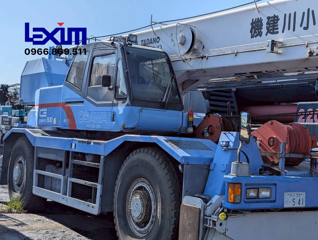 Xe cẩu bánh lốp 50 tấn Tadano TR500M-1 (1999) nhập khẩu từ Nhật Bản