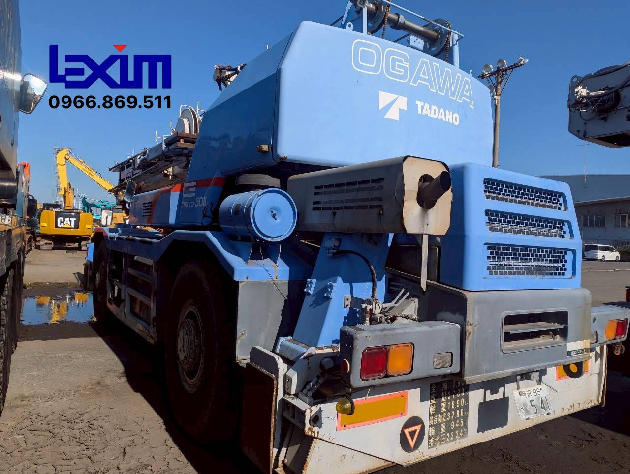 Xe cẩu bánh lốp 50 tấn Tadano TR500M-1 (1999) nhập khẩu từ Nhật Bản