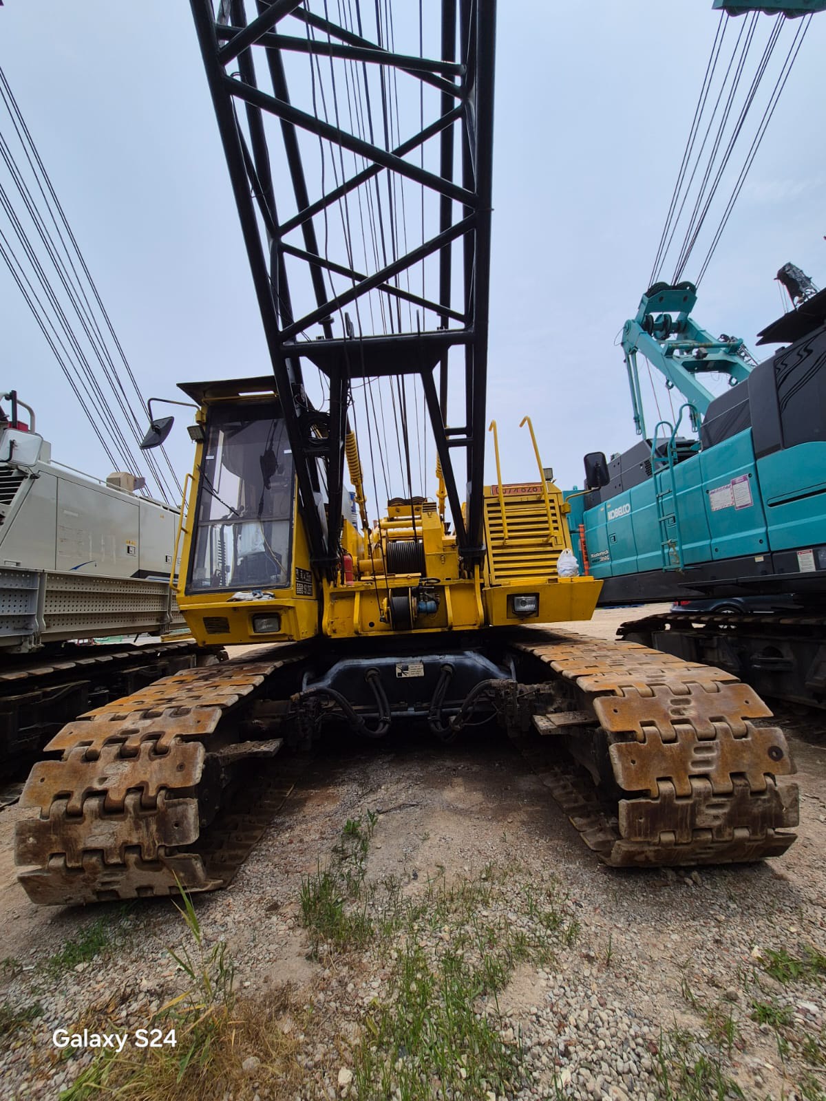 Xe cẩu bánh xích 50 tấn Sumitomo SC500 (1997) nhập khẩu từ Hàn Quốc