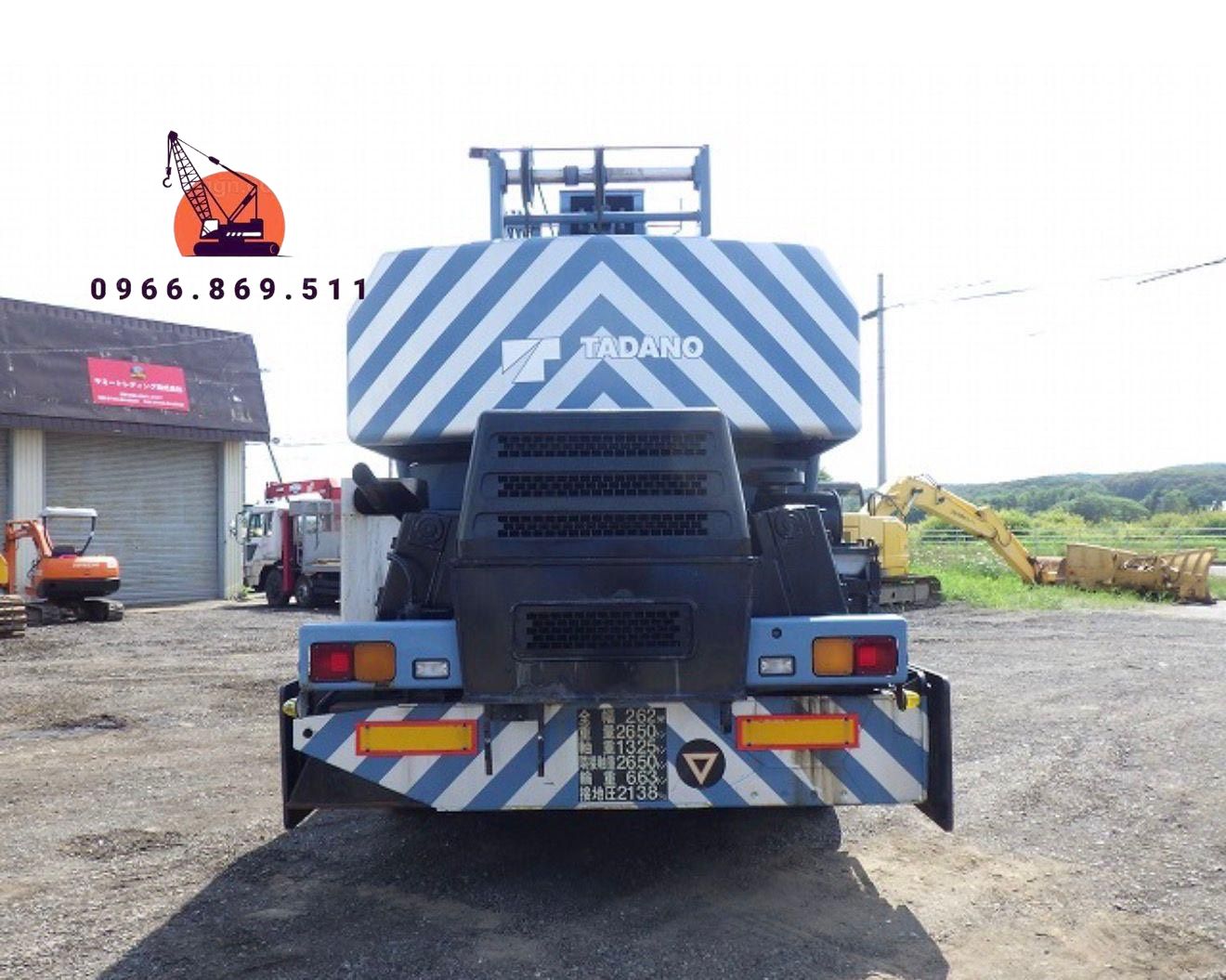 Xe cẩu bánh lốp 25 tấn Tadano TR250M-6 (1998) nhập khẩu từ Nhật Bản