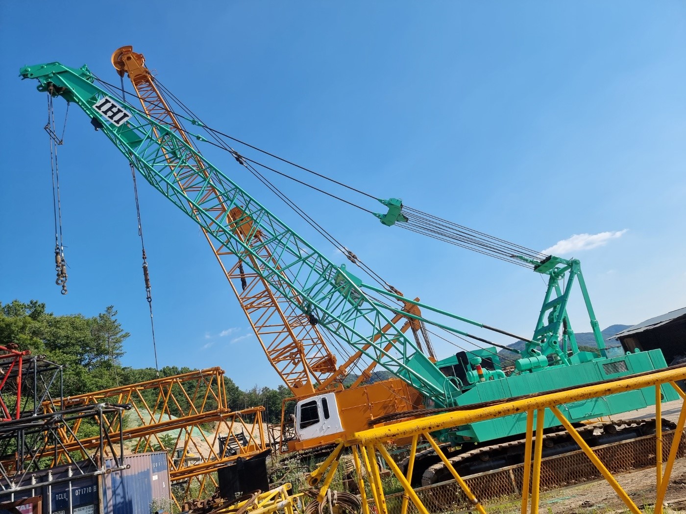 Xe cẩu bánh xích 50 tấn IHI CCH500 (1994) nhập khẩu từ Hàn Quốc