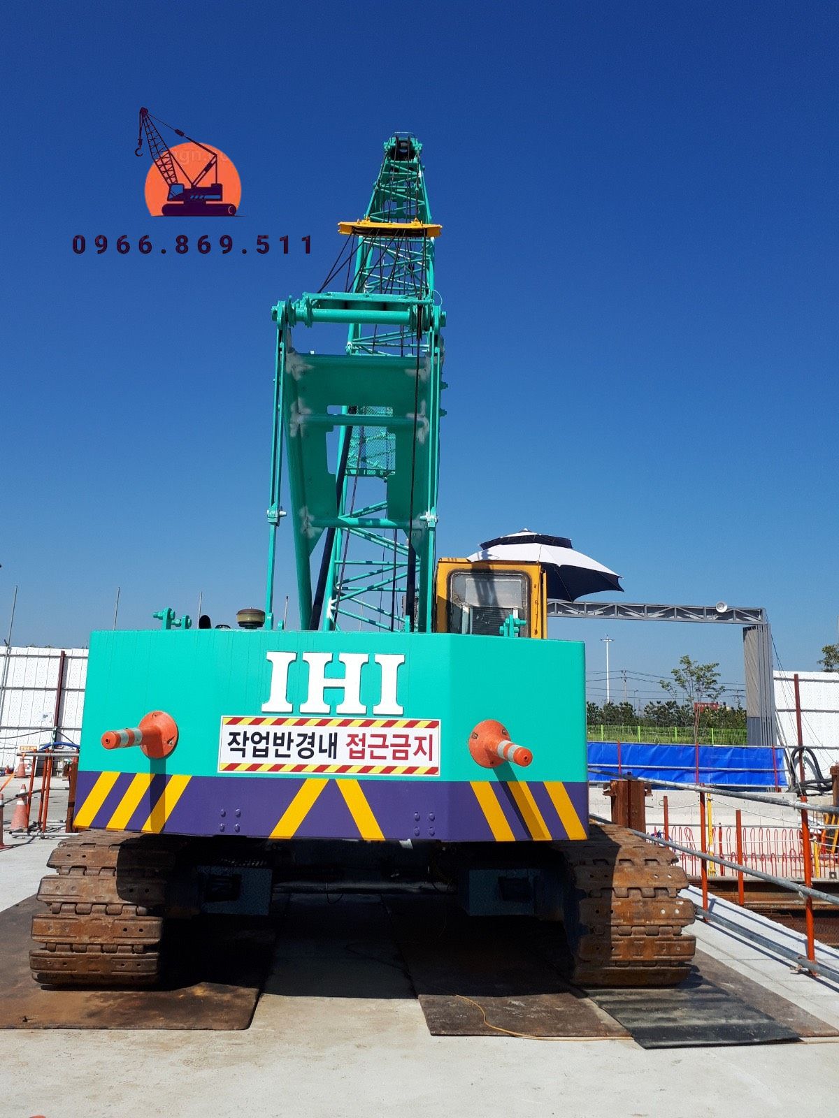 Xe cẩu bánh xích 35 tấn IHI CCH350 (1991) nhập khẩu từ Hàn Quốc