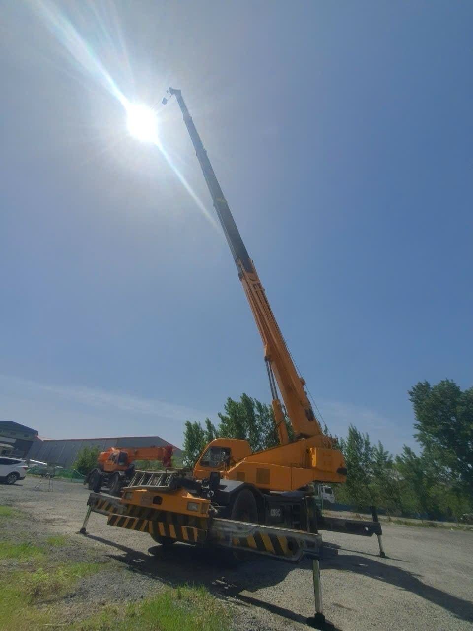 Xe cẩu bánh lốp 45 tấn Kobelco RK450-3 (1992) nhập khẩu từ Hàn Quốc