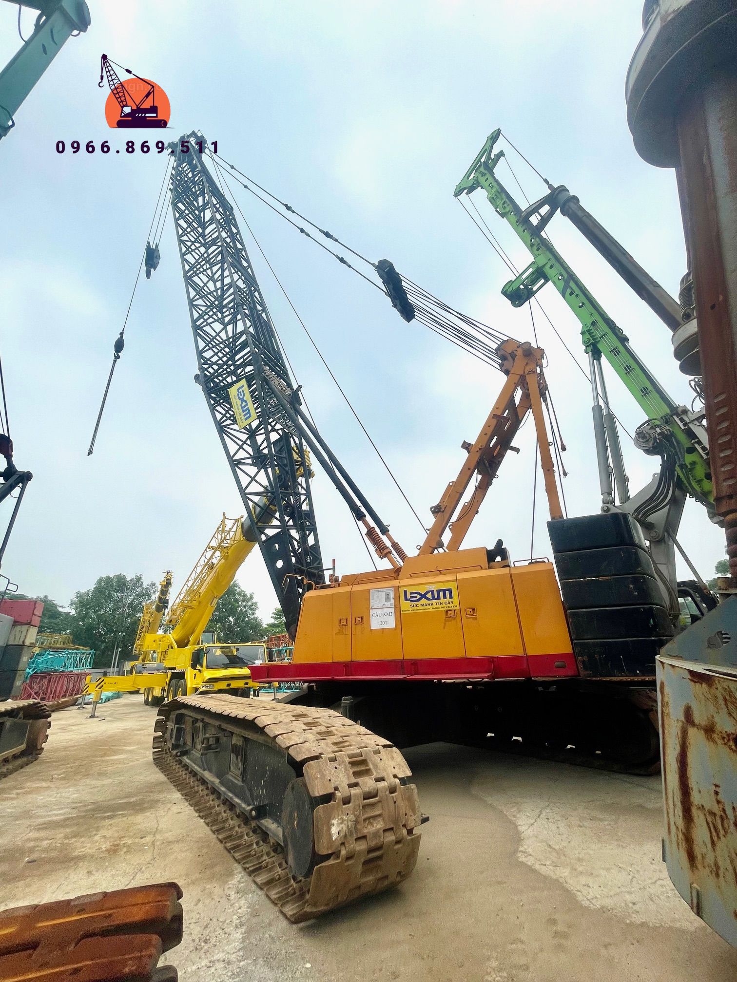 Xe cẩu bánh xích 120 tấn Hitachi Sumitomo SCX1200 6005