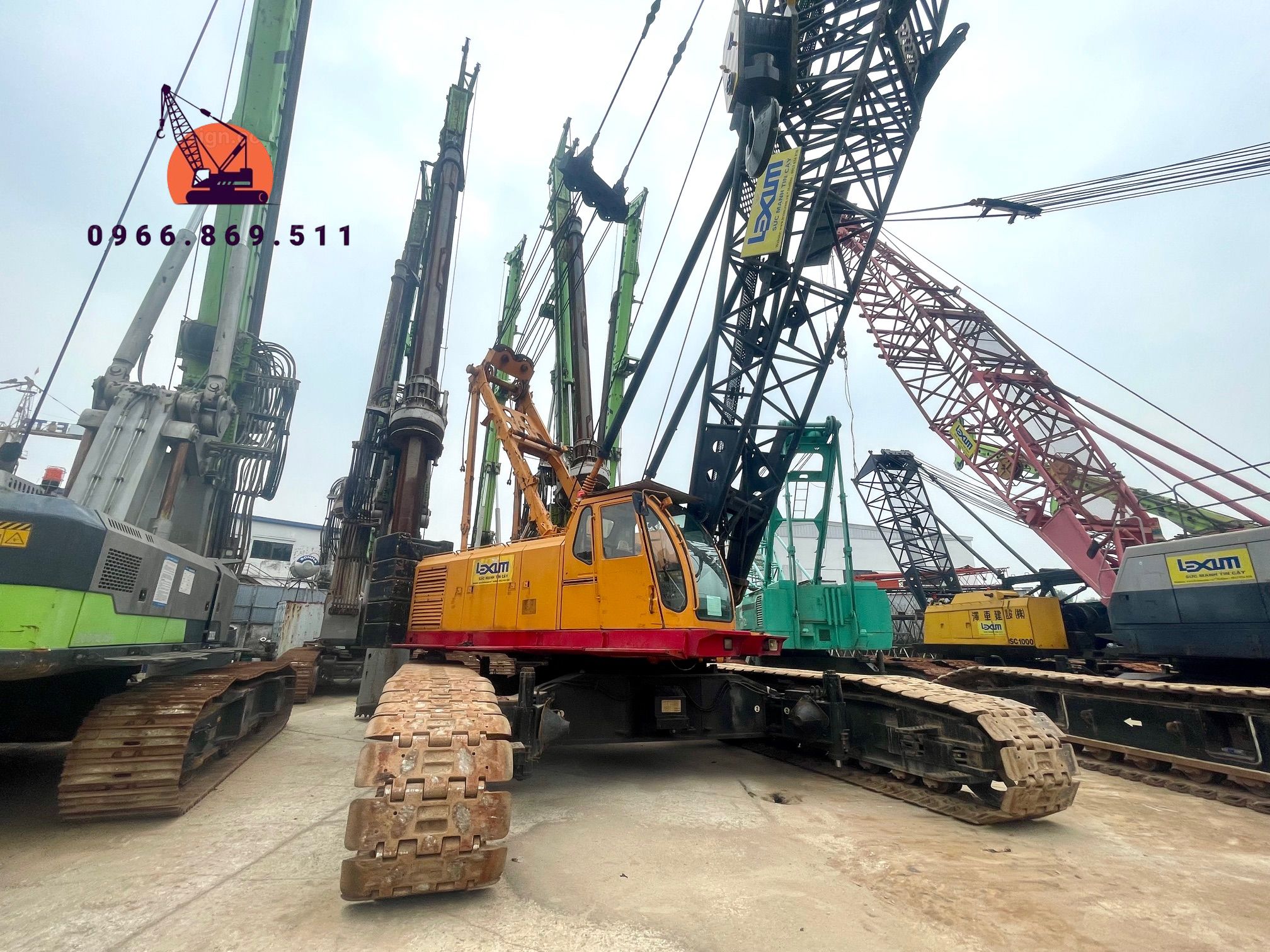 Xe cẩu bánh xích 120 tấn Hitachi Sumitomo SCX1200 6005