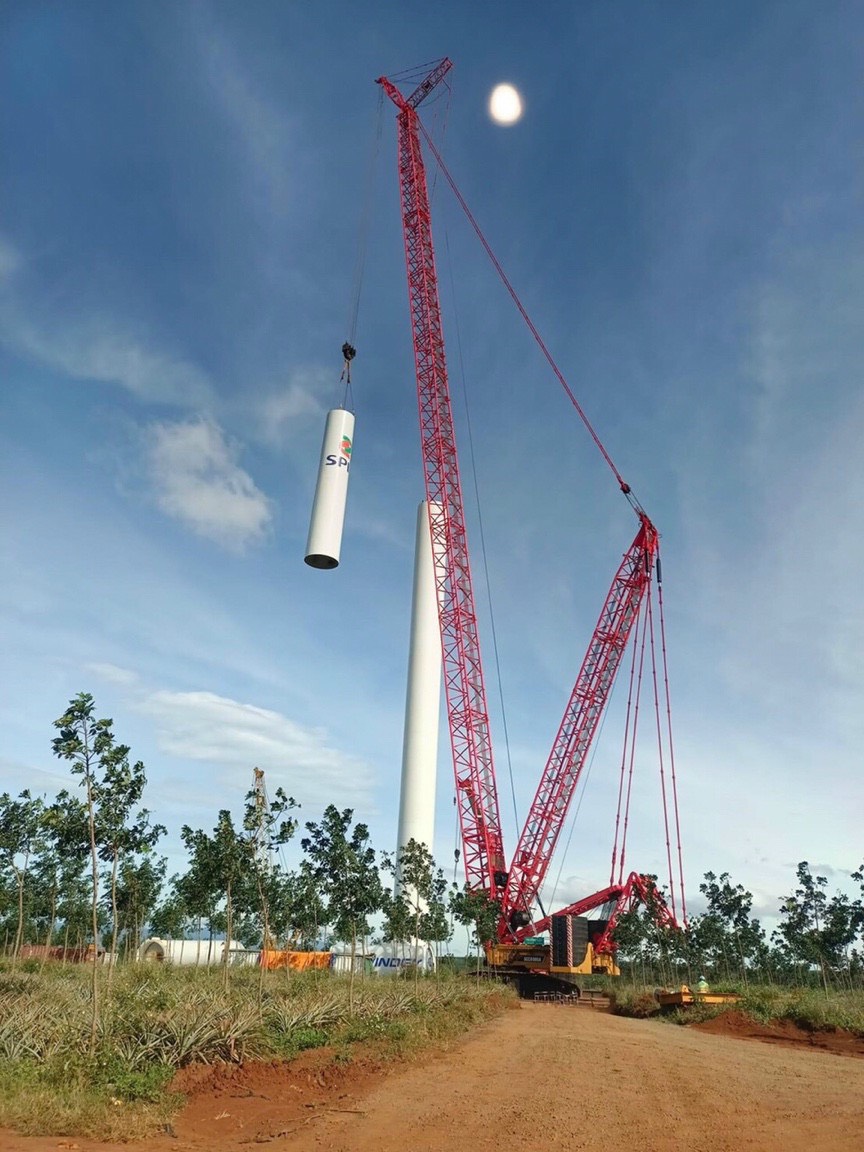 Xe cẩu bánh xích 800 tấn Sany SCC8000A