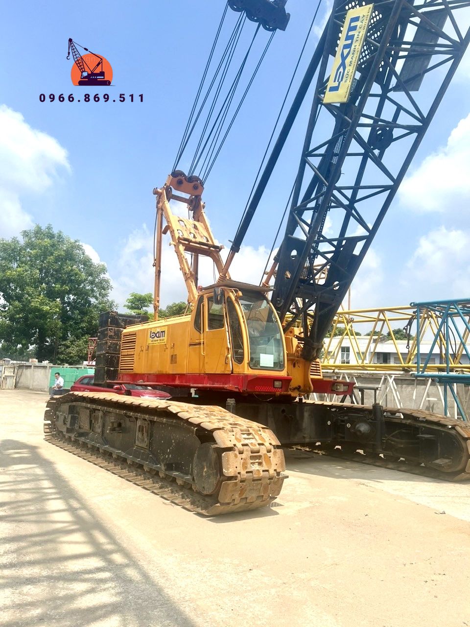 Xe cẩu bánh xích 120 tấn Hitachi Sumitomo SCX1200 6005