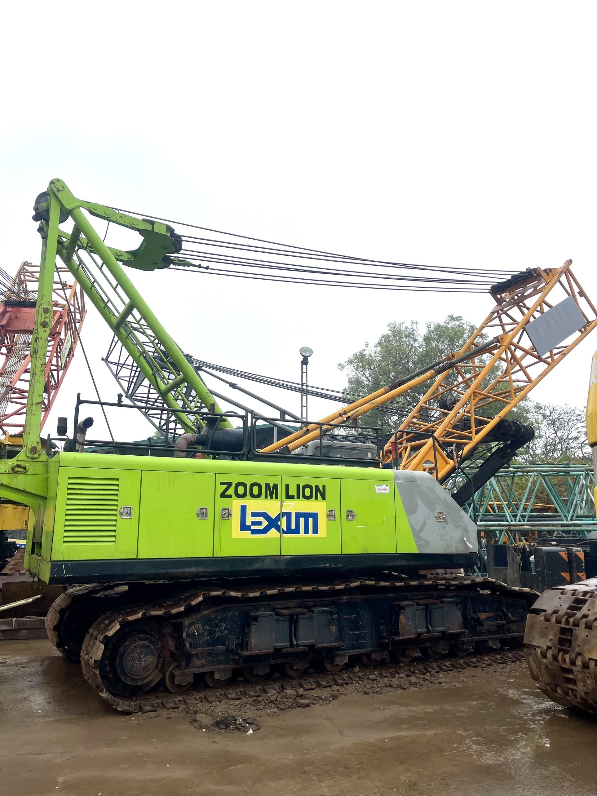 Cẩu xích 55 tấn Zoomlion ZCC550-0254 (2016) nhập khẩu từ Trung Quốc