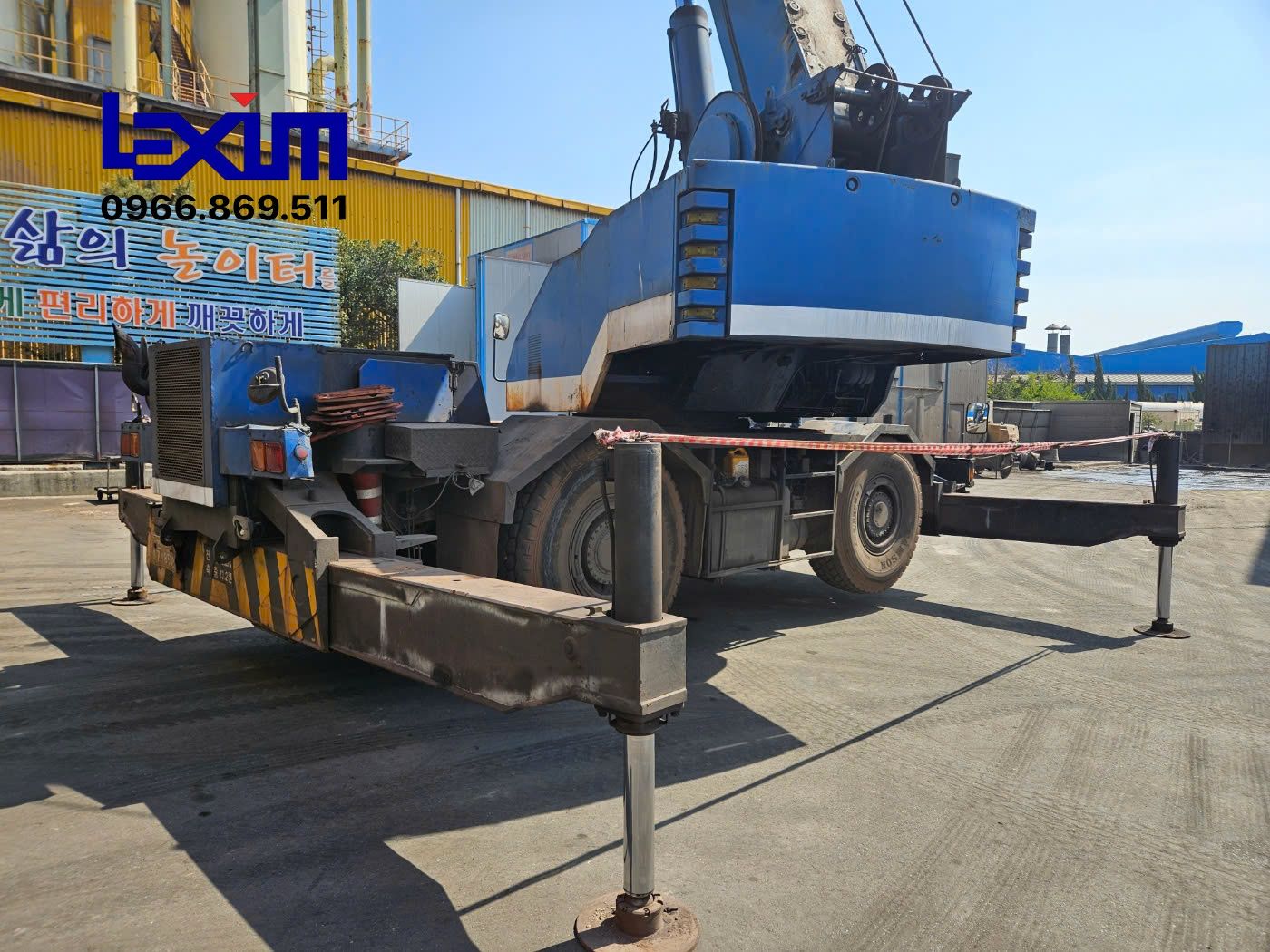 Xe cẩu bánh lốp 25 tấn Kobelco RK250-3 (1990) nhập khẩu từ Hàn Quốc