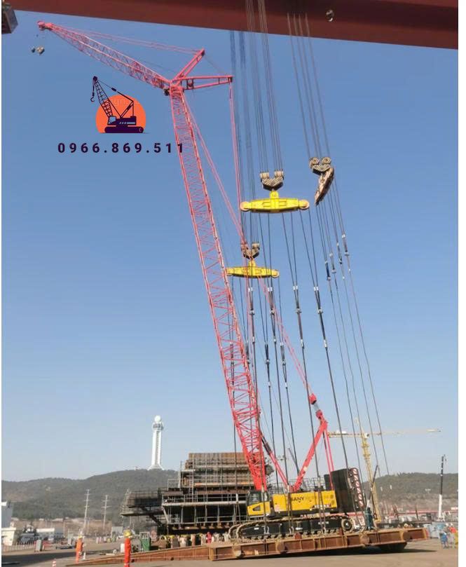 Xe cẩu bánh xích 260 tấn Sany SCC2600 (2022) nhập khẩu từ Trung Quốc