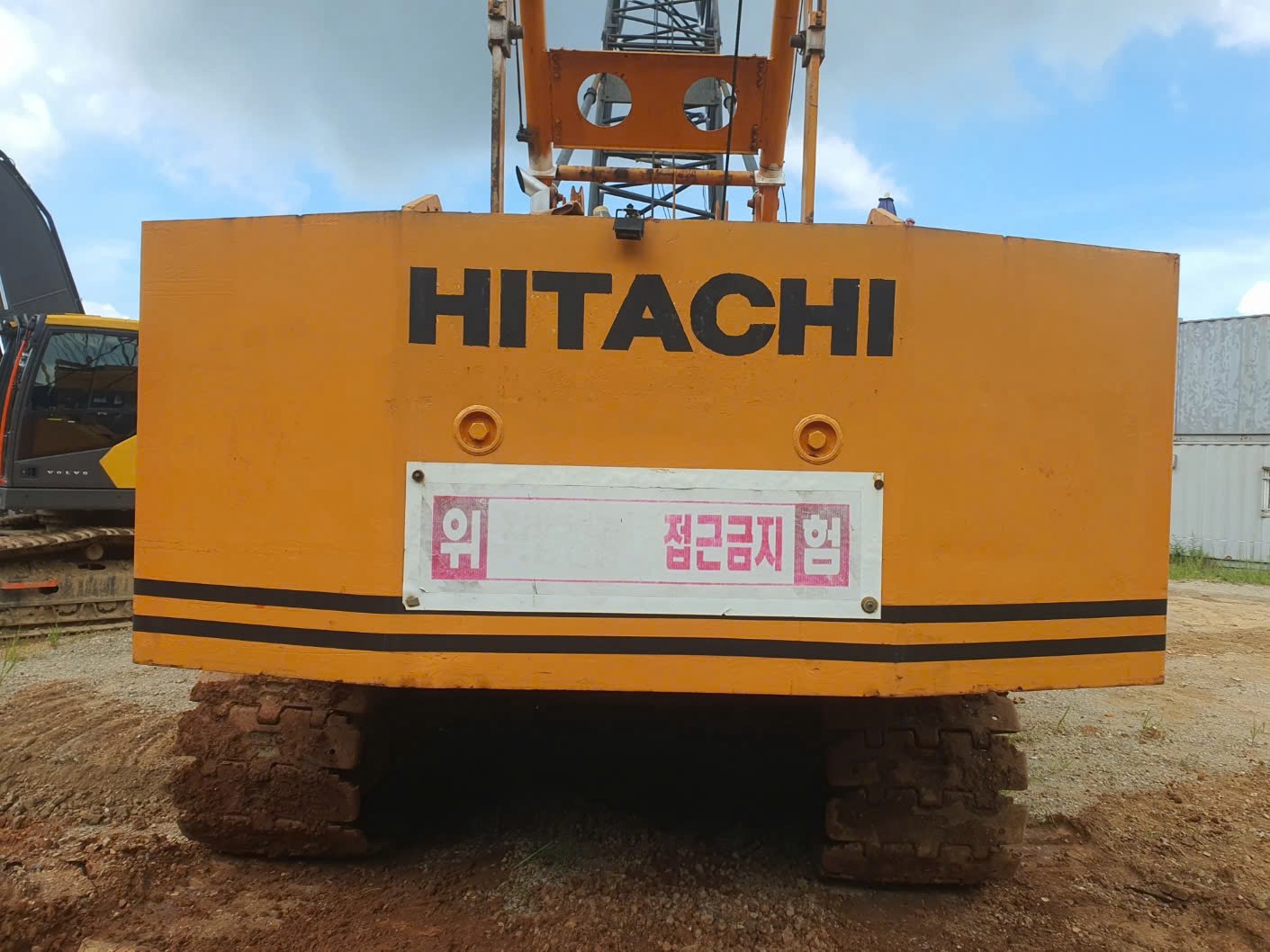 Xe cẩu bánh xích 50 tấn Hitachi KH180-3 (1994) nhập khẩu từ Hàn Quốc