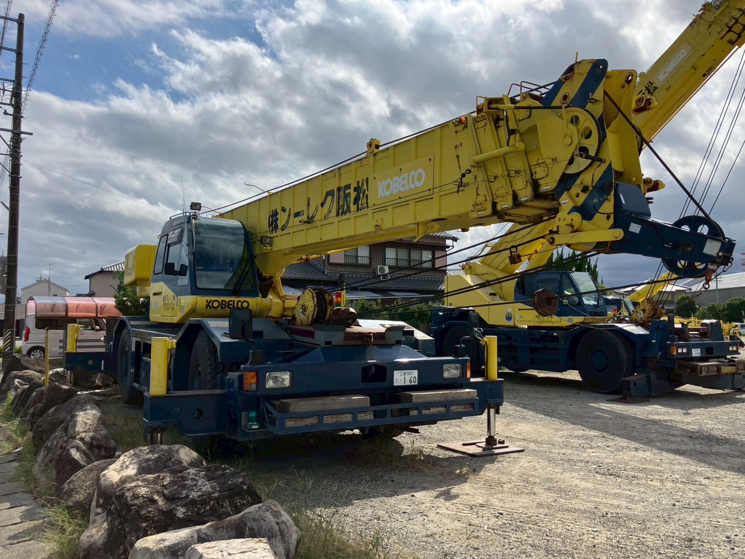 Xe cẩu bánh lốp 50 tấn Kobelco RK500 (2002) nhập khẩu từ Nhật Bản