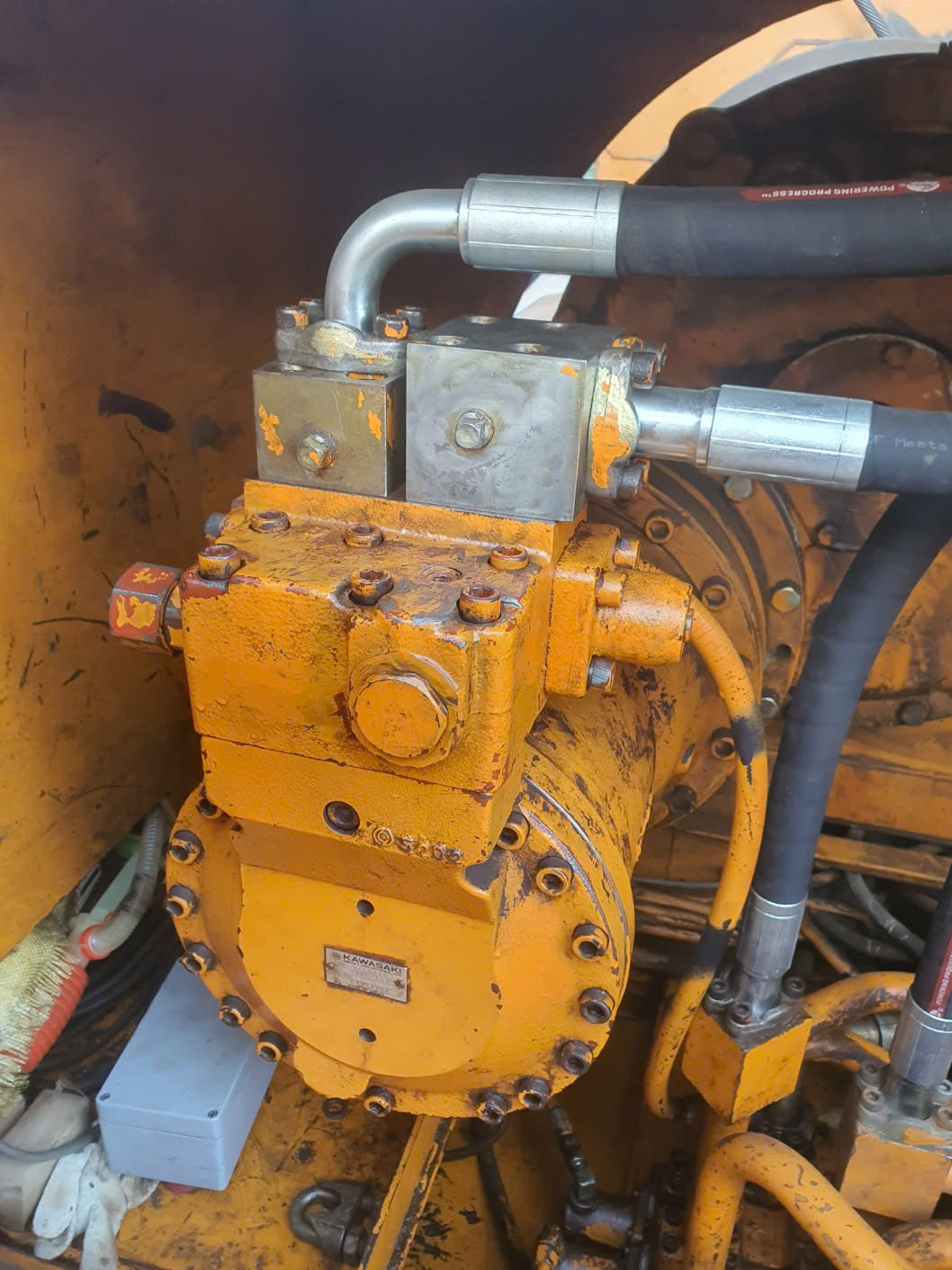 Xe cẩu bánh xích 50 tấn Samsung Hitachi CX500C (1995) nhập khẩu từ Hàn Quốc