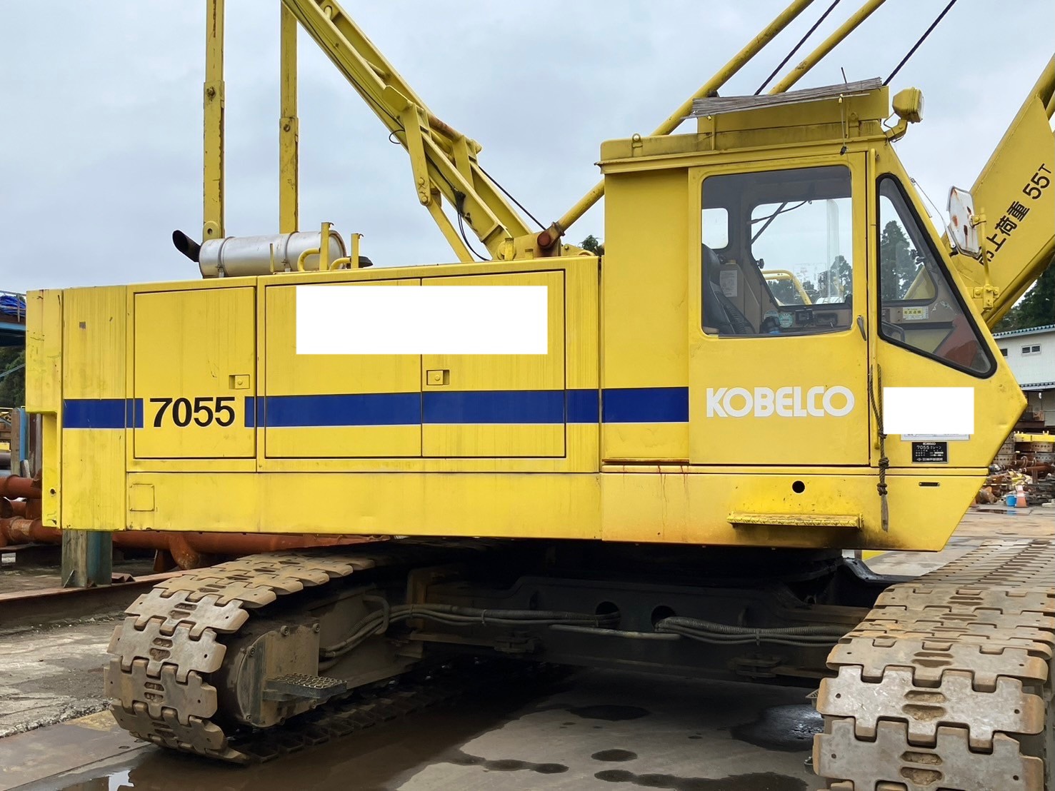 Xe cẩu bánh xích 55 tấn Kobelco 7055 (1991) nhập khẩu từ Nhật Bản