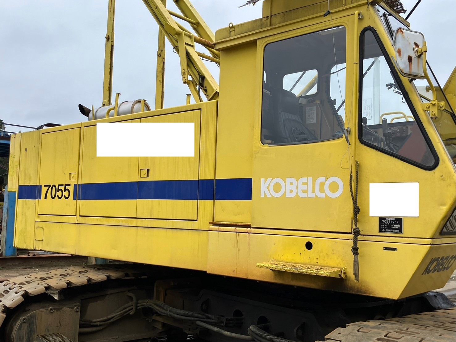 Xe cẩu bánh xích 55 tấn Kobelco 7055 (1991) nhập khẩu từ Nhật Bản