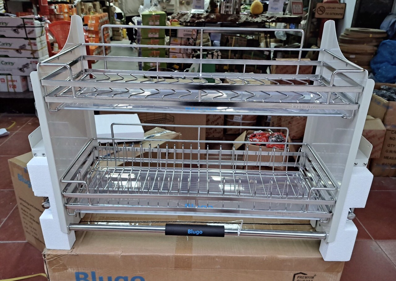 Giá bát đĩa di động nâng hạ 01