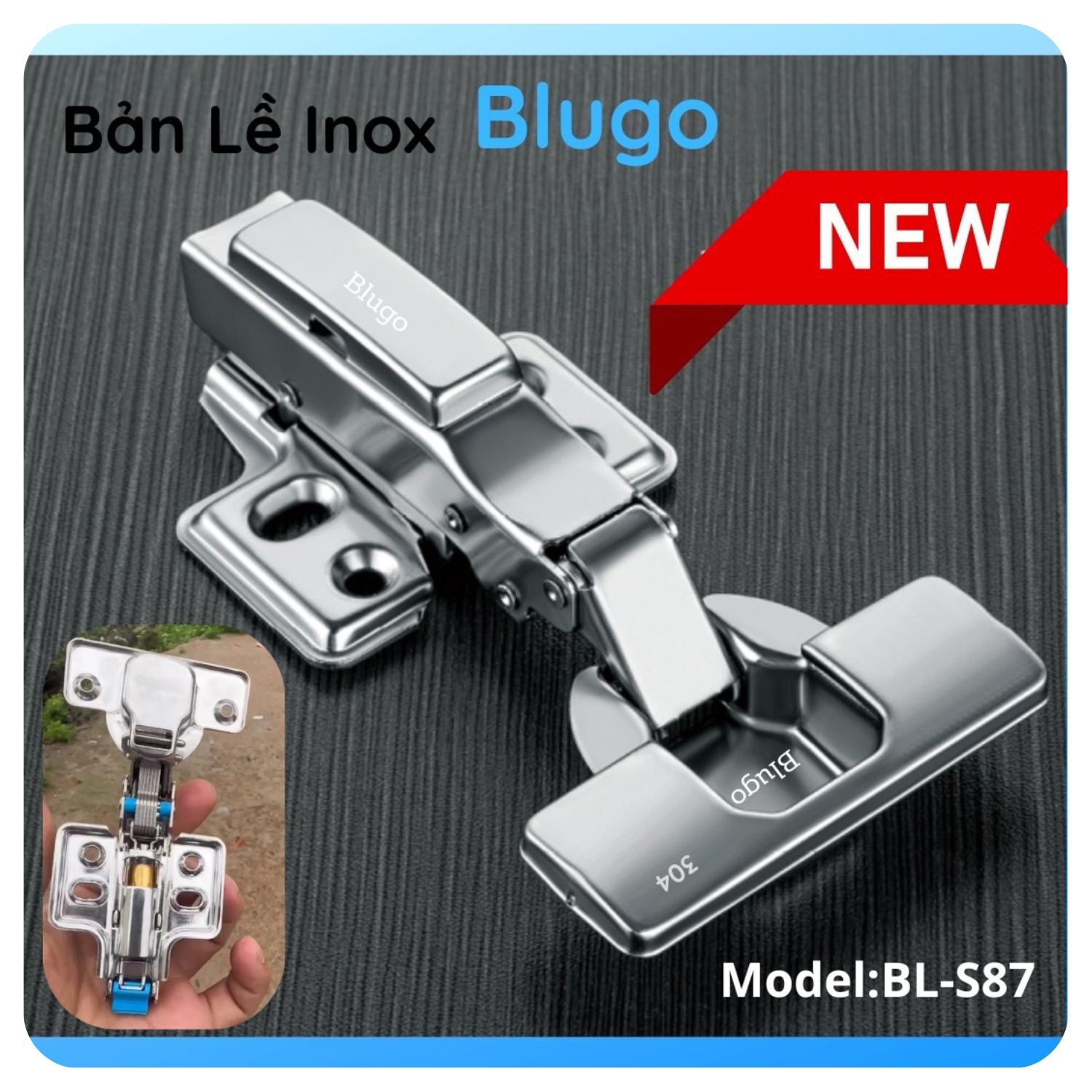 Bản lề giảm chấn Blugo S87