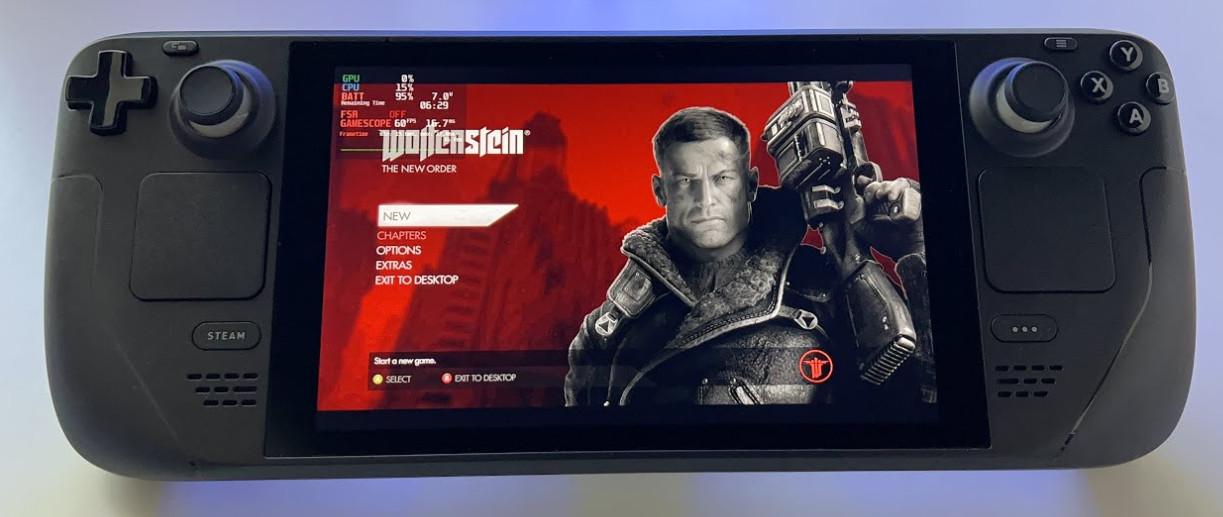 Anh em có thể chơi Wolfenstein: The New Order bằng chuộ và bàn phím nhé