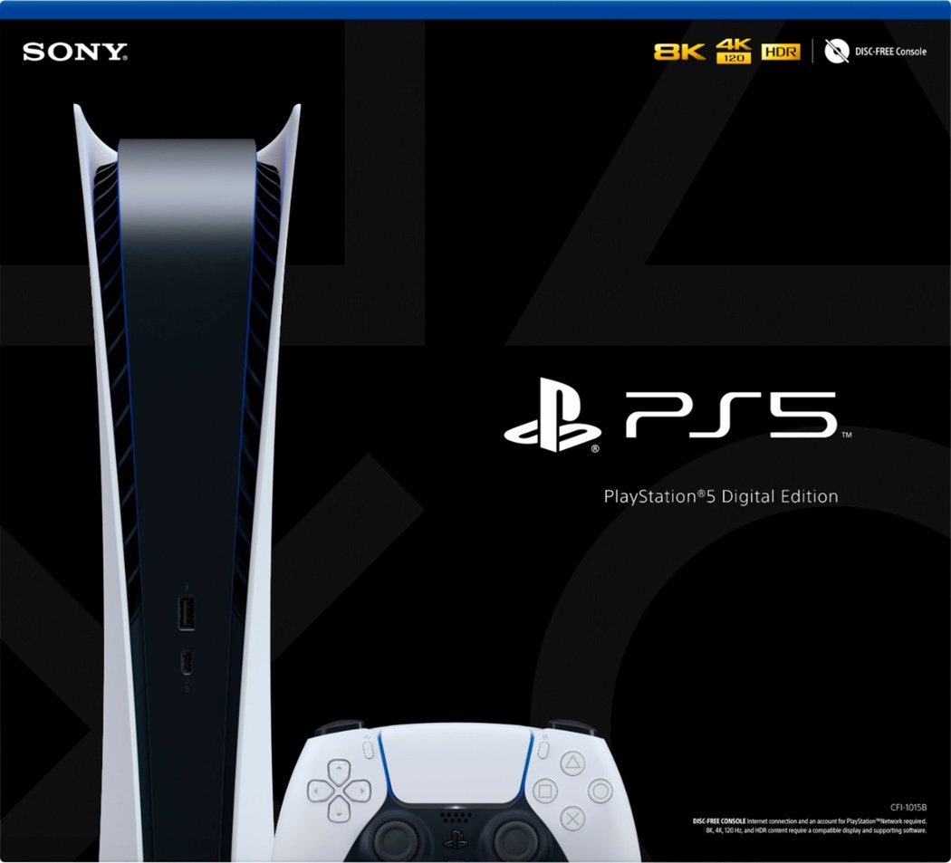 Máy chơi game Sony Playstation 5 (PS5) Digital Edition (BH 7 ngày)