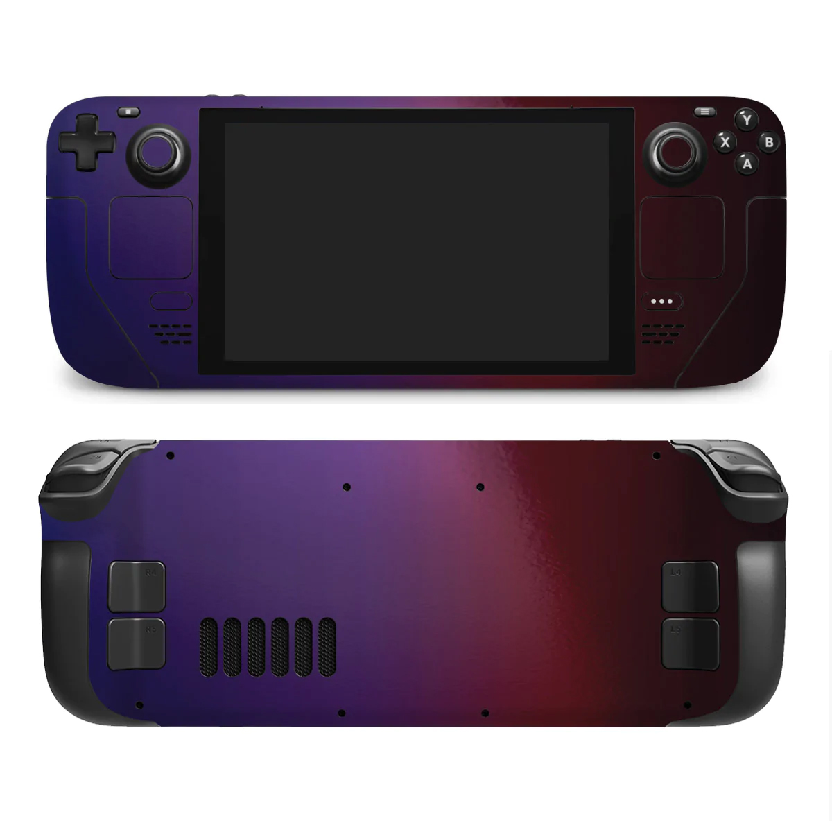 Bộ Decal Dán Steam Deck Chống Xước Màu Tím - Đỏ